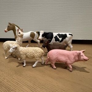 Schleich Farm Animal Figurine Set